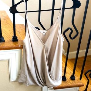 Tan tank top - nice material